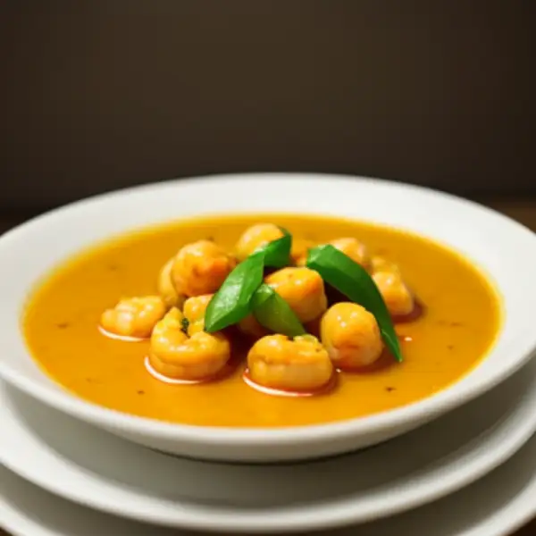 Curry de graines de jacquier aux crevettes