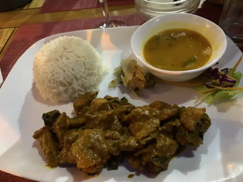 Curry de pescado