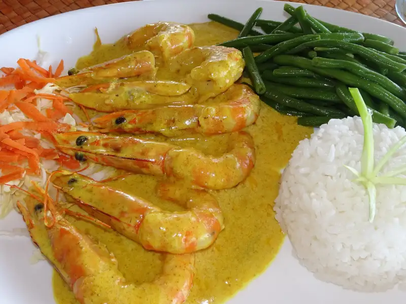 Shrimp in curry