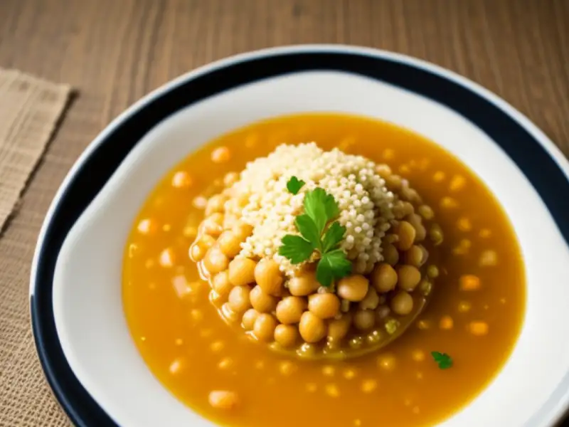 Cuscuz rápido com legumes e grão-de-bico