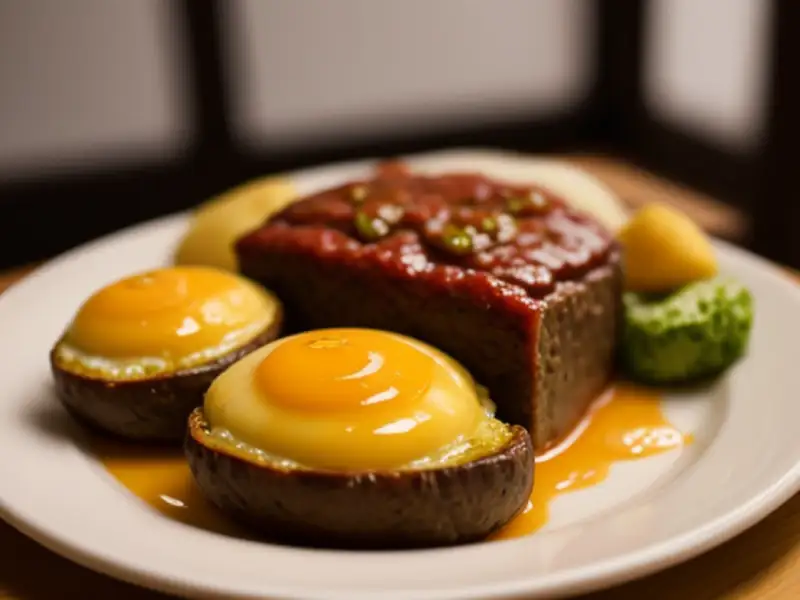 Daging kukus, bolo de carne indonésio no vapor