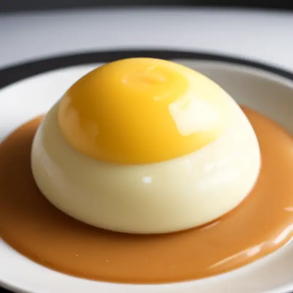 Rum-Pudding mit Obstkonfitüre