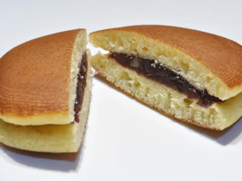 Dorayaki con frijoles rojos