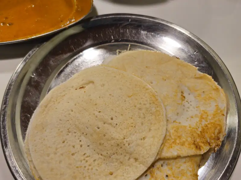 Dosa’s gemaakt van rijstmeel