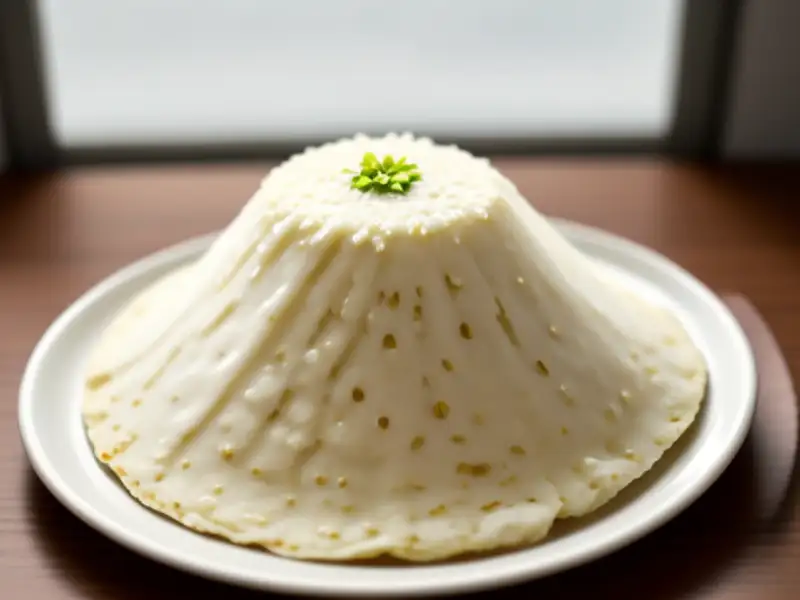 Dosa de ragi germinado com iogurte