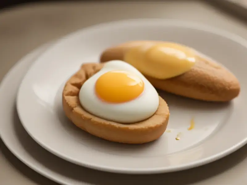 Bombas de creme de baunilha (éclairs)