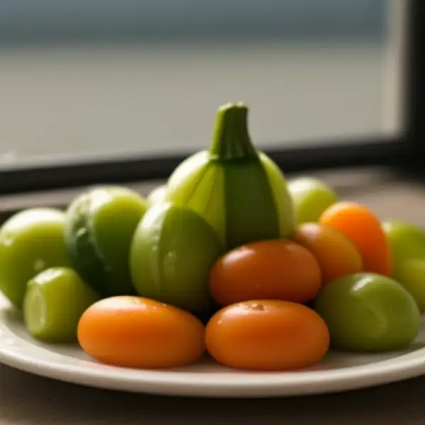 Variedad de verduras saladas (encurtidos de Azerbaiyán)