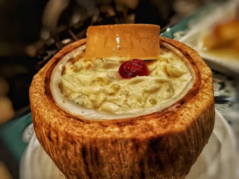 Ensalada de coco joven (ensalada de coco)