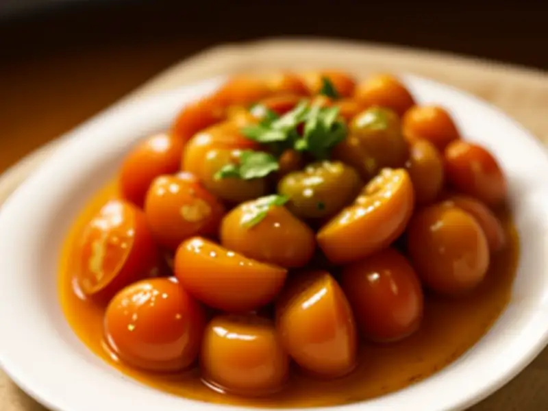 Ensalada de tomate al estilo español