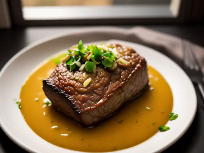 Épaule d'agneau en croûte grillée