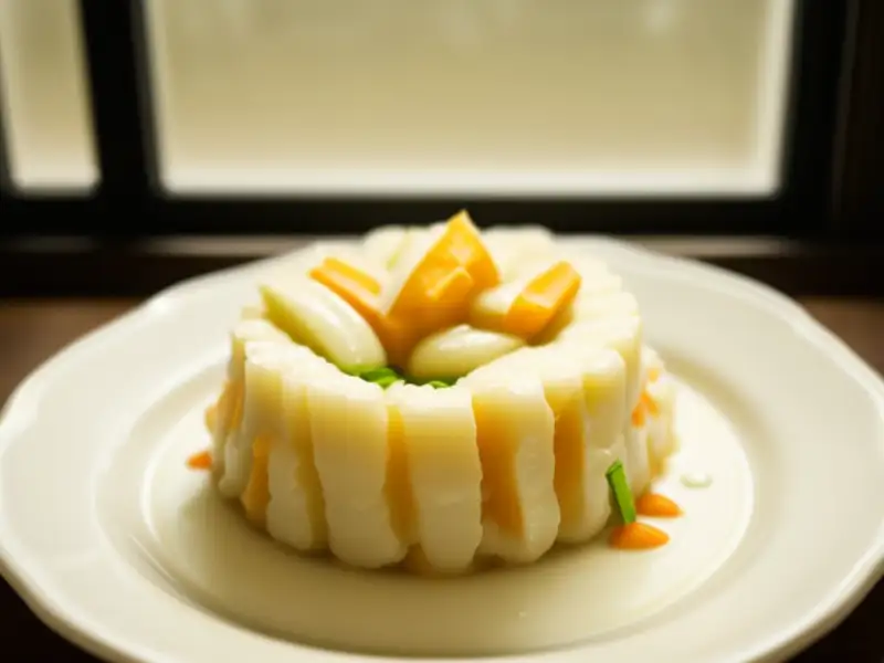 Escalopes ao creme com alho-poró e cenoura