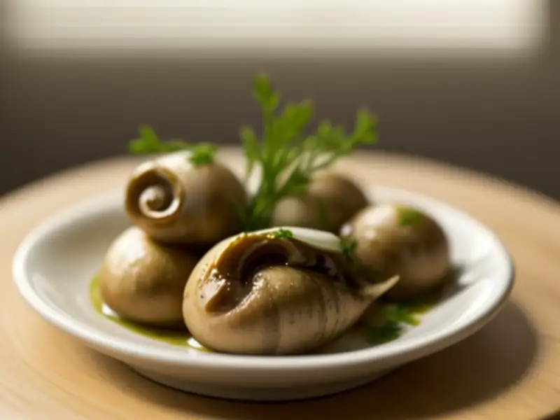 Escargots gratinés au beurre d'ail