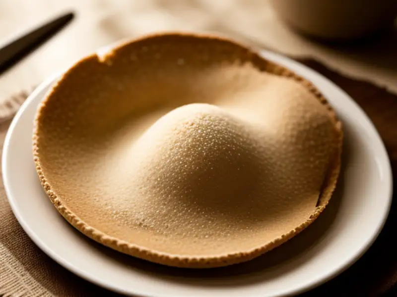 Ethiopische injera gemaakt van teff