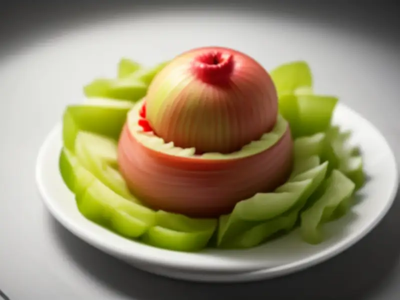 Fermented cabbage and apple salad