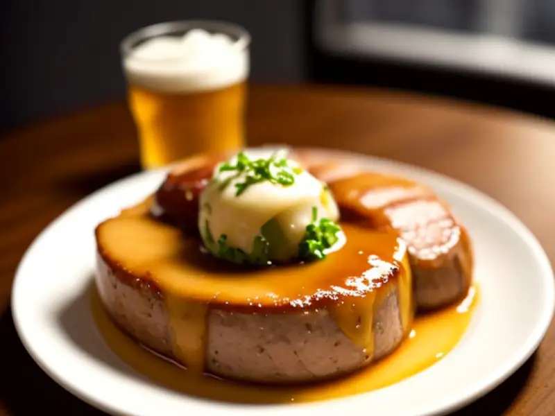 Filé-mignon na cerveja