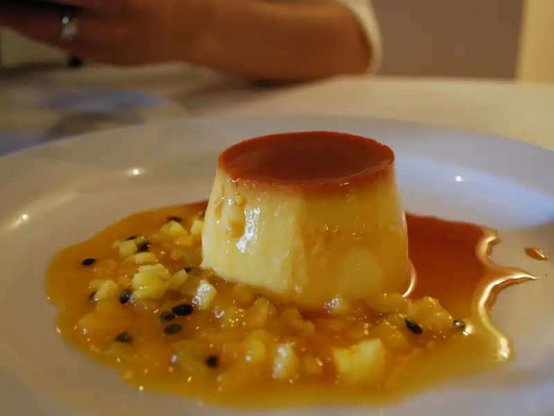 Flan de gengibre com leite condensado