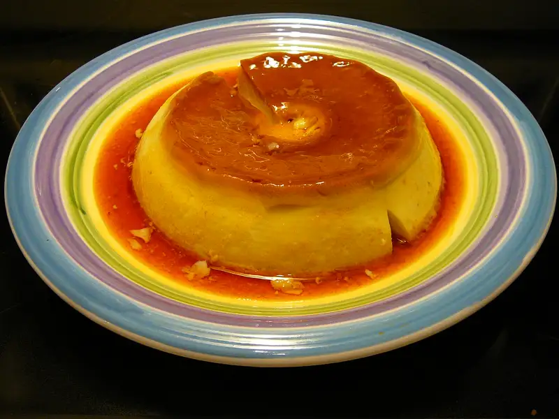 Flan domenicano con caramello