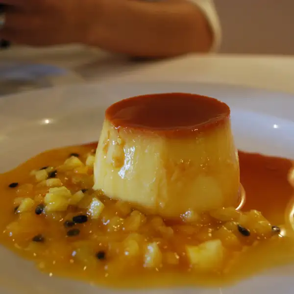 Flan au gingembre et au lait évaporé