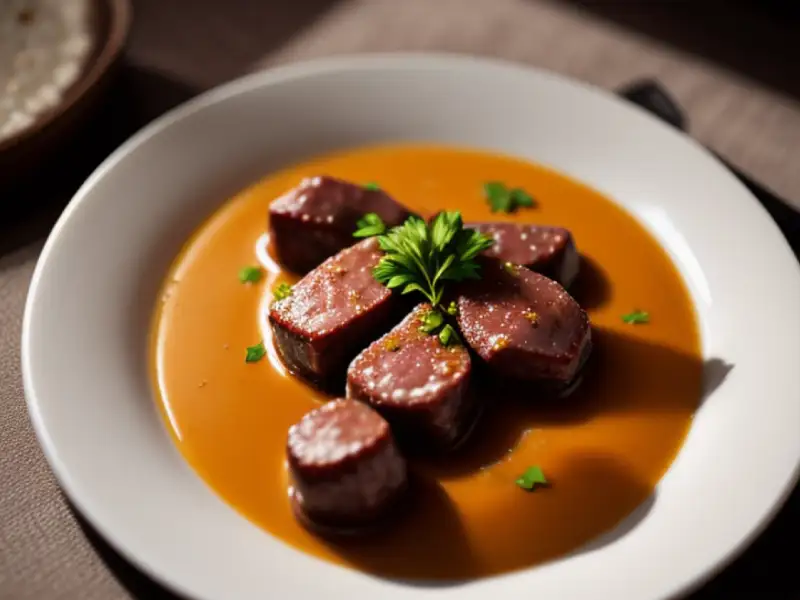 Foie de mouton à l'azérie
