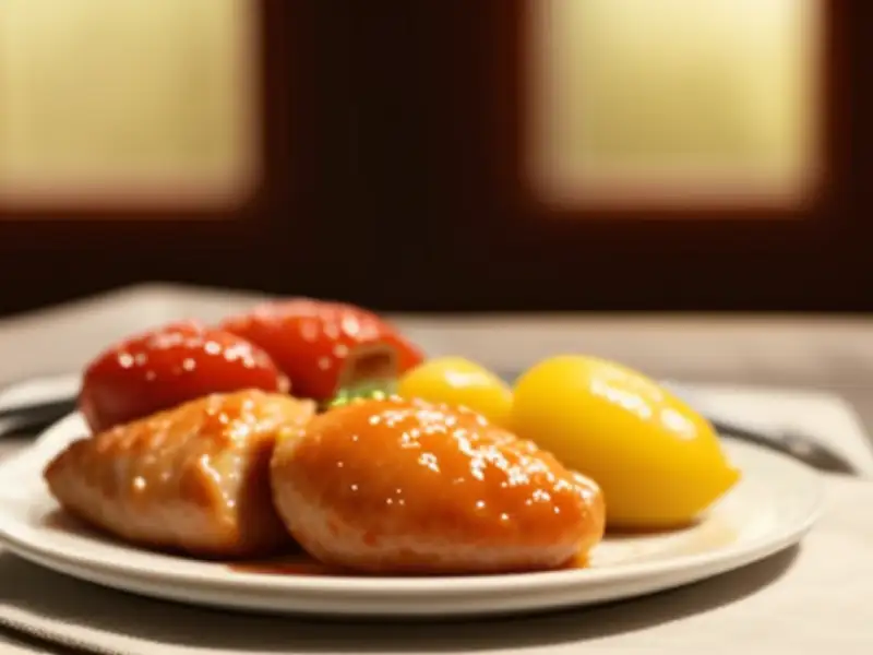 Frango ao suco de tomate