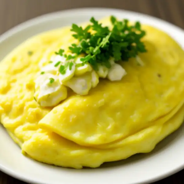 Frittata con erbe aromatiche e pesce affumicato