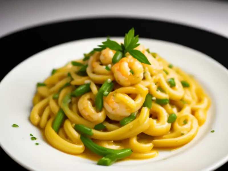Pasta met garnalen