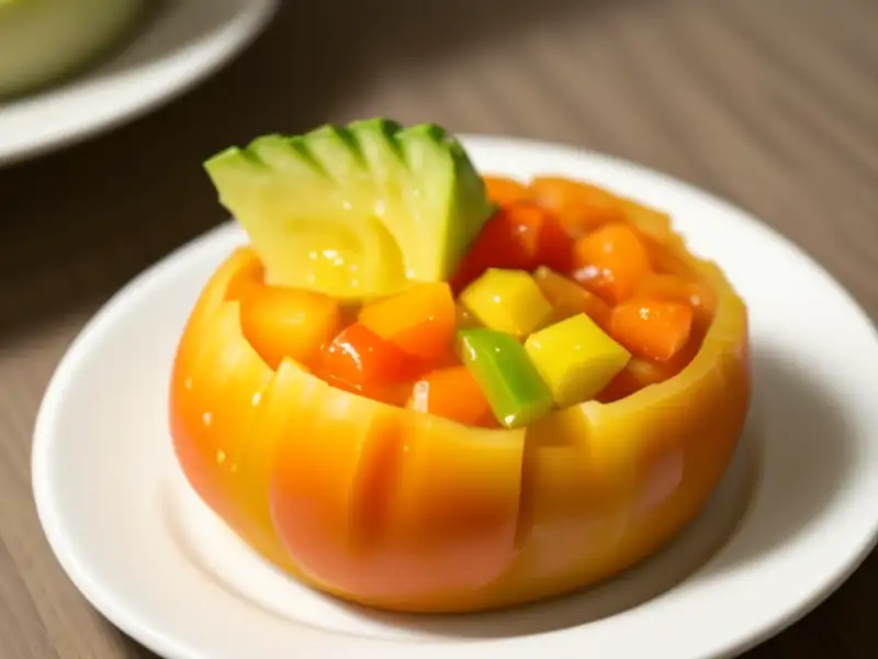 Gaspacho andaluz, sopa fria de legumes