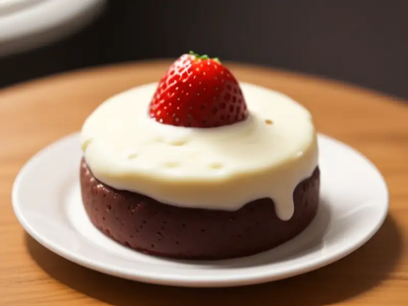 Gâteau au chocolat et aux fraises