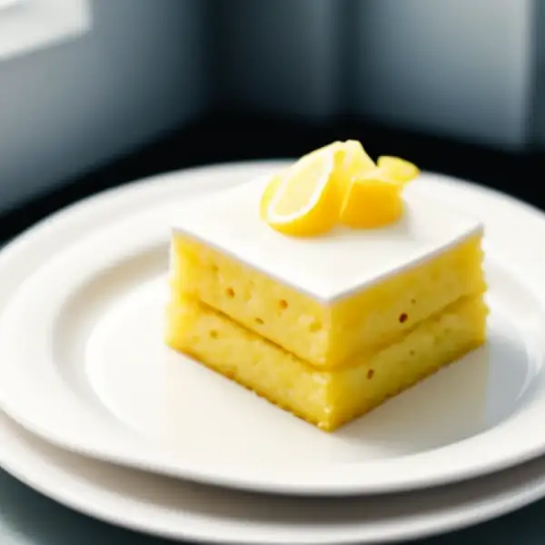 Gâteau au citron et à la gelée, sans cuisson