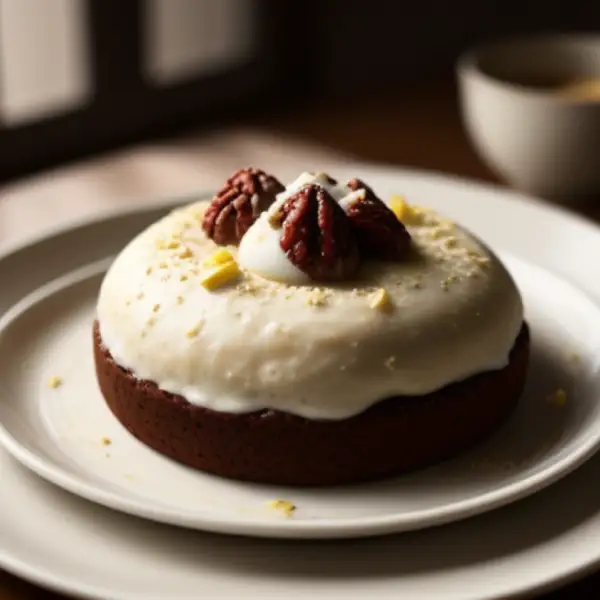 Gâteau aux noix et au chocolat noir