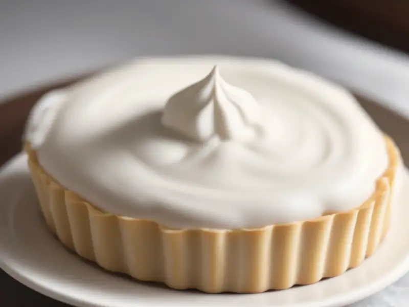 Bolo sueco de merengues e chantilly