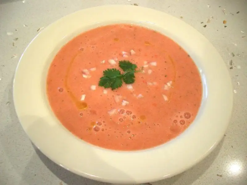 Gazpacho fresco e rinfrescante
