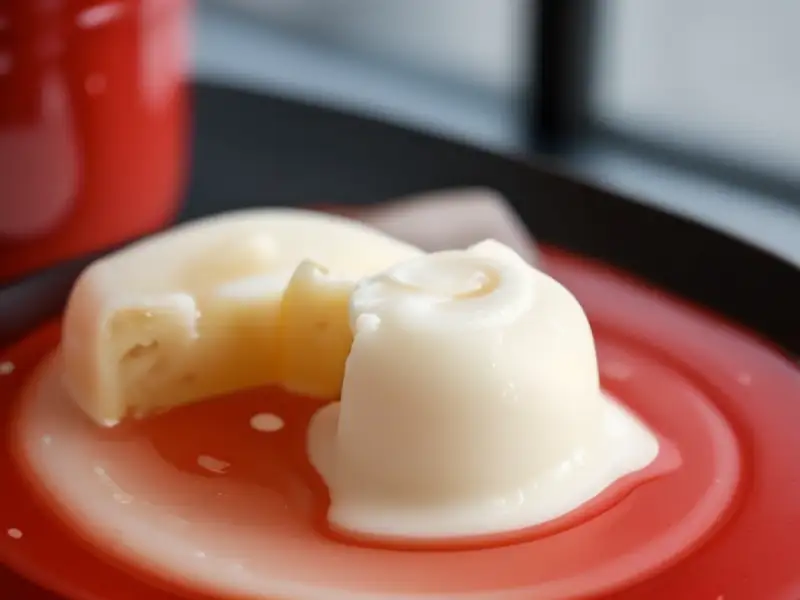 gelatin with milk concentrate and coconut milk