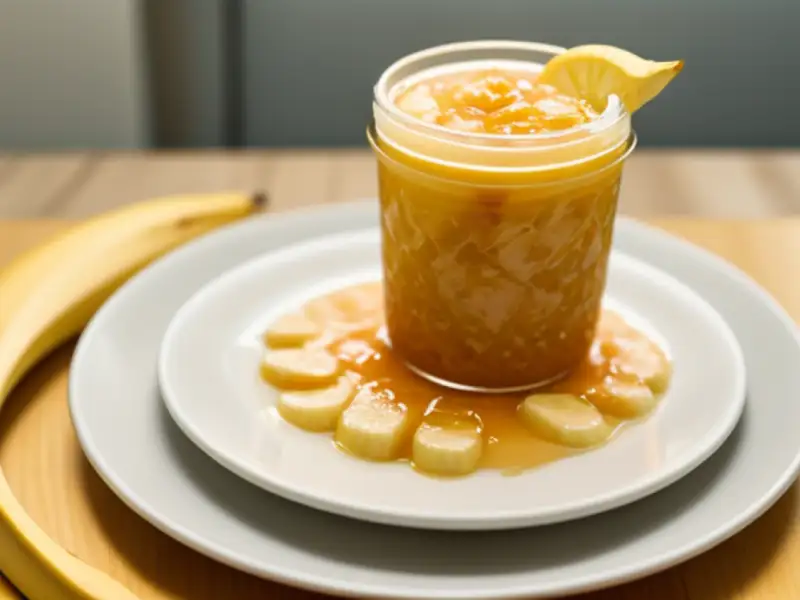 Geleia de banana e toranja