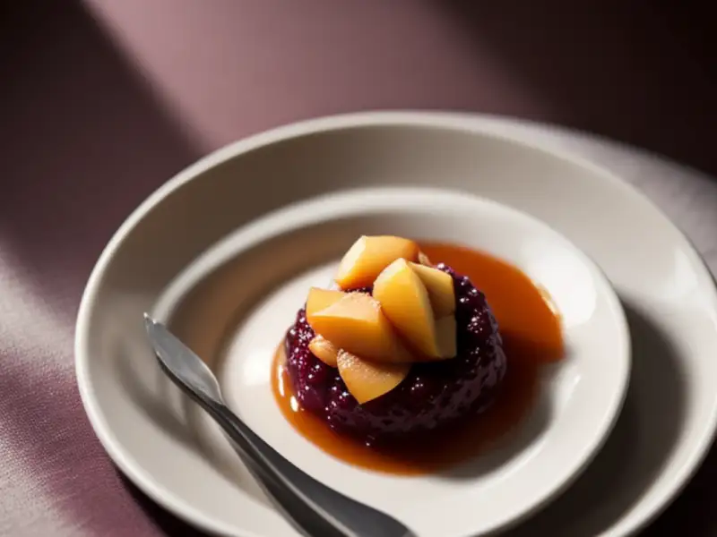 Geleia de damasco com vinho tinto e amêndoas