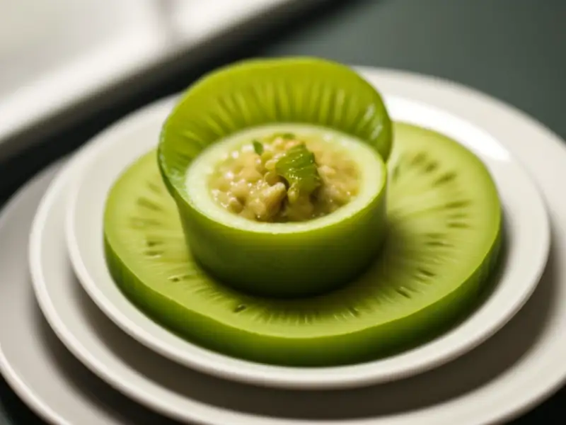 Geleia de groselha-espinhosa e kiwi