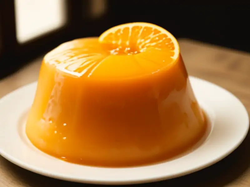 Geleia de laranja caseira, lenta e límpida