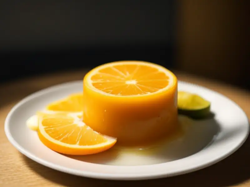 Geleia de laranja e kiwi com uísque