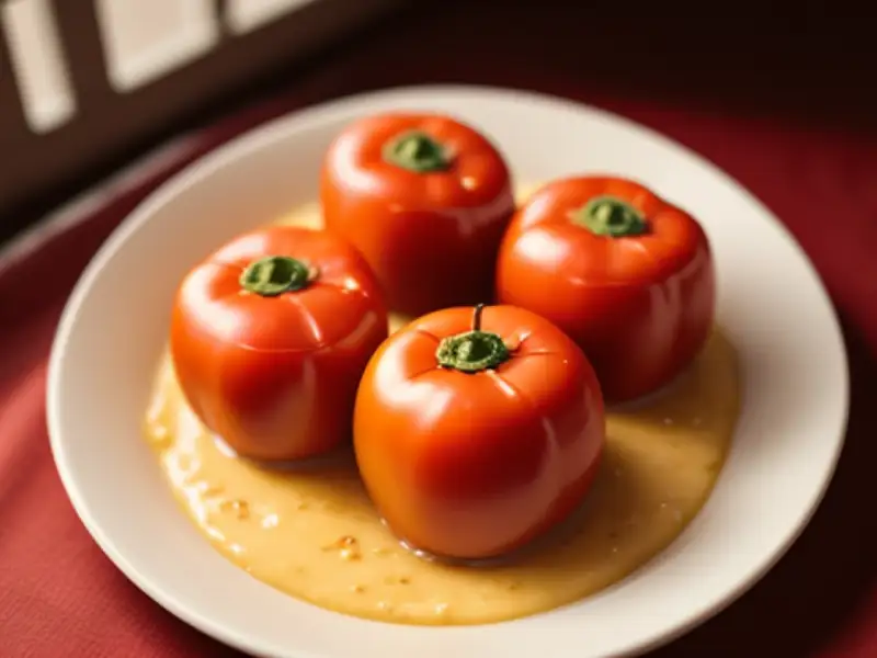 Paprika’s gevuld met rijst