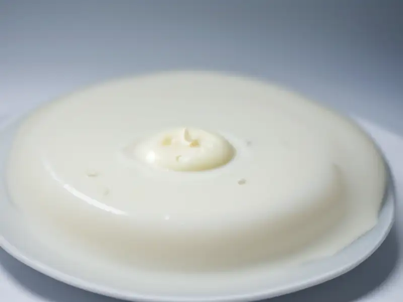 Glacê real branco de saco de confeitar