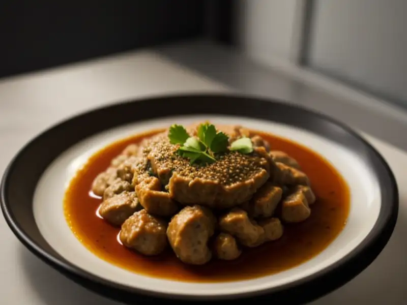 goat curry with poppy seeds
