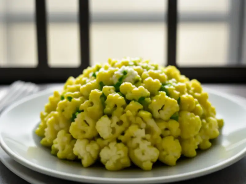 Pimenta Gobi, couve-flor frita com especiarias indianas