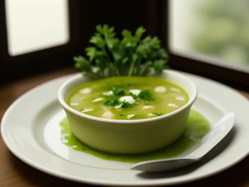 Traditionelle griechische Suppe
