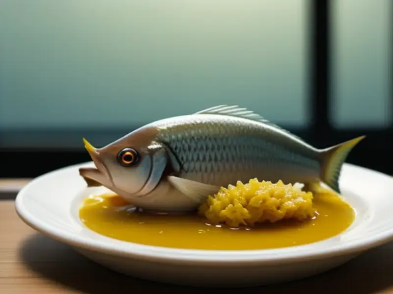 Grill für Fisch, der mit Holzkohle betrieben wird, geeignet für Korallenfische