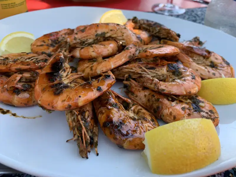 Grilled shrimp
