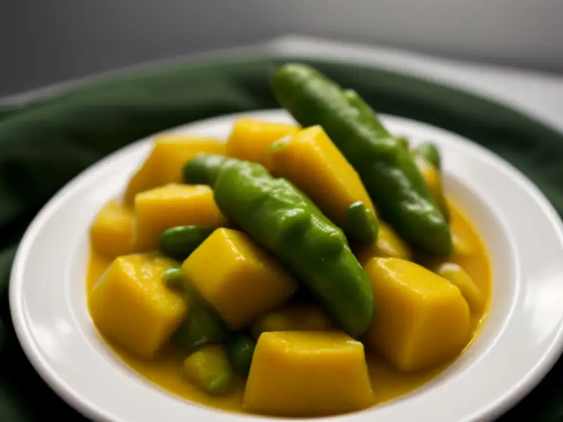 Groente- en fruitcurry