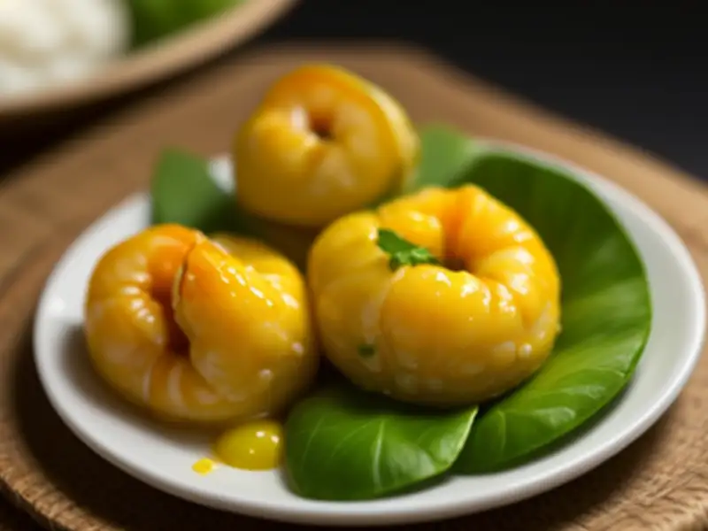 Gulai paria: curry vegetal de melão-de-são-caetano