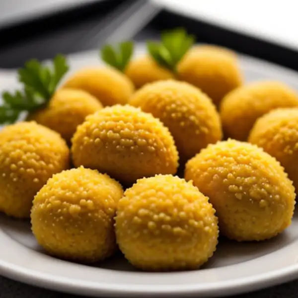 Selbstgemachte Hühner-Croquettes