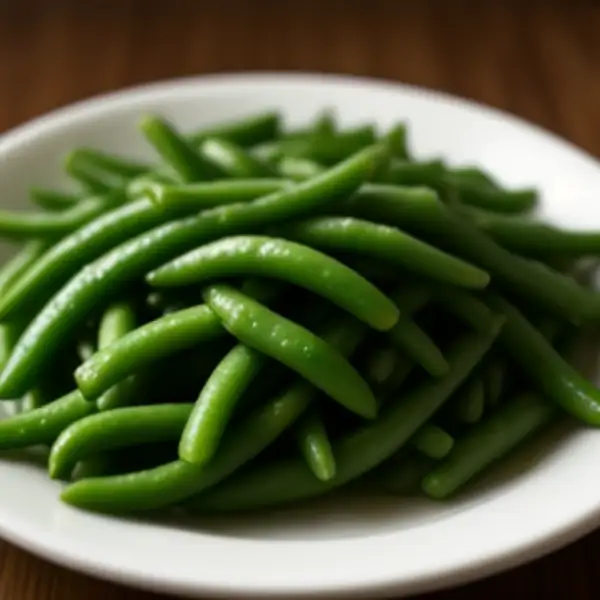 Haricots verts sautés à l'ail