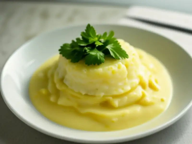 Lachs in einer cremigen, reichhaltigen Sauce